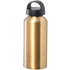 Juomapullo Fecher sport bottle, kultainen liikelahja logopainatuksella