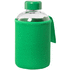 Juomapullo Flaber glass sport bottle, vihreä liikelahja logopainatuksella