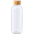 Juomapullo Solarix RPET sport bottle, luonnollinen, läpinäkyvä liikelahja logopainatuksella