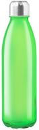 Juomapullo Sunsox glass sport bottle, kalkinvihreä liikelahja logopainatuksella