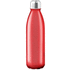 Juomapullo Sunsox glass sport bottle, punainen liikelahja logopainatuksella