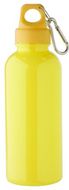 Juomapullo Zanip sport bottle, keltainen liikelahja logopainatuksella