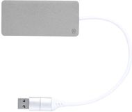KESKITIN Kalat USB hub, hopea liikelahja logopainatuksella