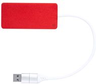 KESKITIN Kalat USB hub, punainen liikelahja logopainatuksella