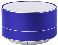 Kaiutin Skind bluetooth speaker, sininen liikelahja logopainatuksella