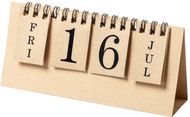 Kalenteri Gadner everlasting calendar, luonnollinen liikelahja logopainatuksella