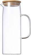 Kannu Dibrix glass jug, läpinäkyvä liikelahja logopainatuksella