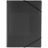 Kansio Alpin PP document folder, musta liikelahja logopainatuksella