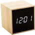 Kellot Boolarm bamboo alarm clock, luonnollinen liikelahja logopainatuksella