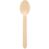 Kertakäyttöaterimet /  Woolly wooden cutlery, fork / range, luonnollinen liikelahja logopainatuksella