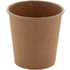Kertakäyttömuki Papcap S paper cup, 120 ml, beige liikelahja logopainatuksella