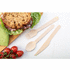 Kertakäyttöaterimet / Woolly wooden cutlery, fork / range, luonnollinen lisäkuva 3