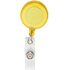 Kilvenkannatin Slope pass holder, keltainen liikelahja logopainatuksella