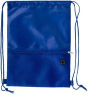 Kiristysnauha reppu Bicalz drawstring bag, sininen liikelahja logopainatuksella