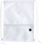 Kiristysnauha reppu Bicalz drawstring bag, valkoinen liikelahja logopainatuksella