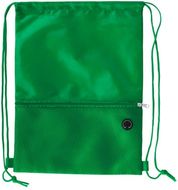 Kiristysnauha reppu Bicalz drawstring bag, vihreä liikelahja logopainatuksella