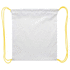Kiristysnauha reppu CreaDraw Kids custom drawstring bag for kids, valkoinen, keltainen lisäkuva 1