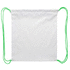 Kiristysnauha reppu CreaDraw Kids custom drawstring bag for kids, valkoinen, vihreä lisäkuva 1