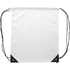 Kiristysnauha reppu CreaDraw Plus custom drawstring bag, valkoinen, musta lisäkuva 1