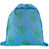 Kiristysnauha reppu CreaDraw RFID custom drawstring bag, sininen liikelahja logopainatuksella