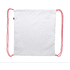 Kiristysnauha reppu CreaDraw RPET custom drawstring bag, valkoinen, valkoinen lisäkuva 1