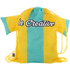 Kiristysnauha reppu CreaDraw T Kids RPET custom drawstring bag for kids, keltainen liikelahja logopainatuksella