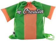 Kiristysnauha reppu CreaDraw T Kids RPET custom drawstring bag for kids, vihreä liikelahja logopainatuksella