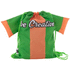 Kiristysnauha reppu CreaDraw T Kids RPET custom drawstring bag for kids, vihreä liikelahja logopainatuksella