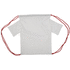 Kiristysnauha reppu CreaDraw T custom drawstring bag, punainen lisäkuva 1