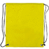 Kiristysnauha reppu Dinki drawstring bag, keltainen liikelahja logopainatuksella