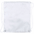 Kiristysnauha reppu Dinki drawstring bag, valkoinen liikelahja logopainatuksella