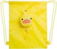 Kiristysnauha reppu Kissa drawstring bag, duck, keltainen liikelahja logopainatuksella