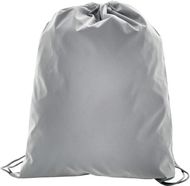 Kiristysnauha reppu Lightyear reflective drawstring bag, harmaa liikelahja logopainatuksella