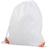 Kiristysnauha reppu Nofler drawstring bag, valkoinen, oranssi lisäkuva 1