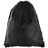 Kiristysnauha reppu Spook drawstring bag, musta liikelahja omalla logolla tai painatuksella