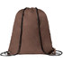 Kiristysnauha reppu Spook drawstring bag, ruskea liikelahja logopainatuksella