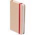 Kirjasin Bosco notebook, luonnollinen, punainen liikelahja logopainatuksella
