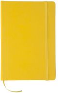 Kirjasin Cilux notebook, keltainen liikelahja logopainatuksella