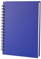 Kirjasin Emerot notebook, sininen liikelahja logopainatuksella