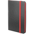 Kirjasin Kolly notebook, musta, punainen liikelahja logopainatuksella