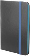 Kirjasin Kolly notebook, sininen, musta liikelahja logopainatuksella