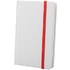 Kirjasin Yakis notebook, valkoinen, punainen liikelahja logopainatuksella