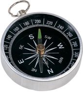 Kompassi Nansen compass, hopea liikelahja logopainatuksella