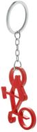Korkinavaaja Ciclex keyring, punainen liikelahja logopainatuksella