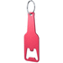 Korkinavaaja Clevon bottle opener keyring, punainen liikelahja logopainatuksella