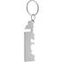 Korkinavaaja Peterby bottle opener keyring, hopea liikelahja logopainatuksella