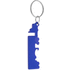 Korkinavaaja Peterby bottle opener keyring, sininen liikelahja logopainatuksella