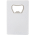 Korkinavaaja Swipe bottle opener, valkoinen liikelahja logopainatuksella
