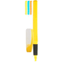 Korostuskynä Calippo highlighter, keltainen lisäkuva 1