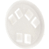 Kortti Espot lanyard button, valkoinen liikelahja logopainatuksella